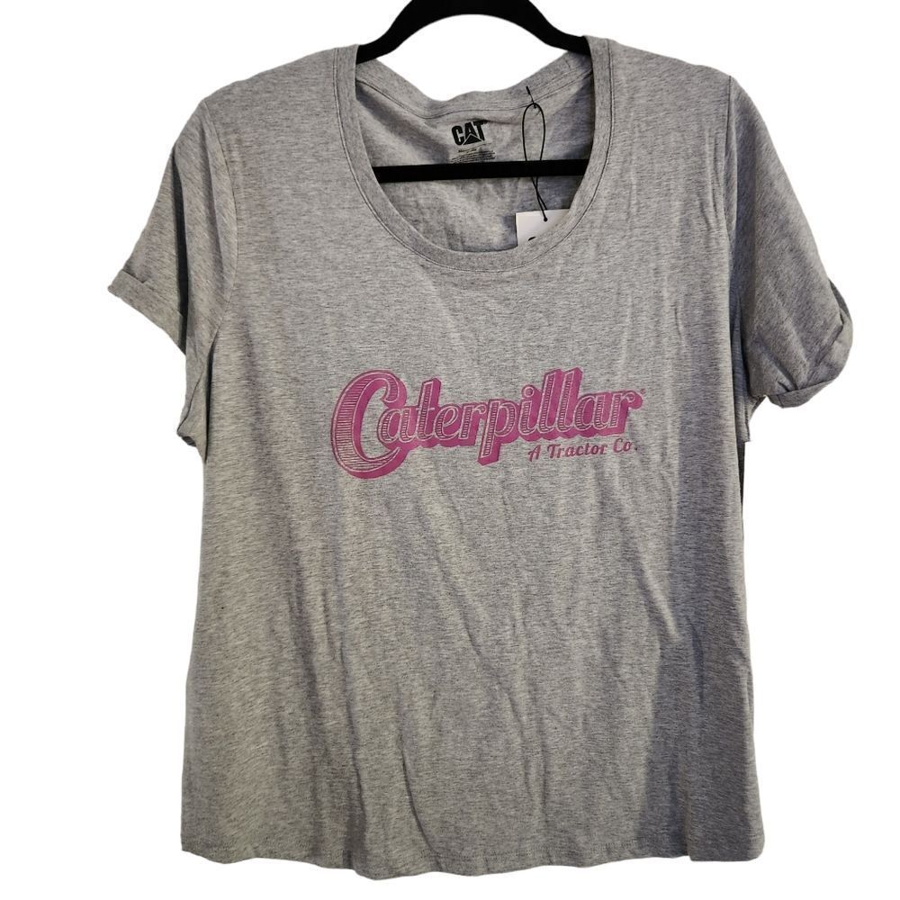 Caterpillar Lily Jersey Graphic Short Sleeve Scoop Neck T-Shirt Size 2XL